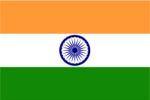 Flagge von Indien